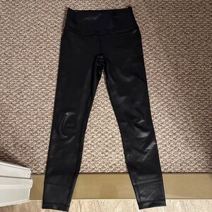 Lululemon Wunder Train High Rise Tight 25” Foil